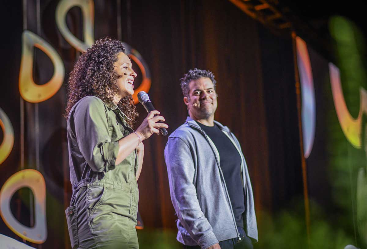 Keynote speakers JC and Esther Tetreault, founders of Massachusetts-based Trillium Brewing Company